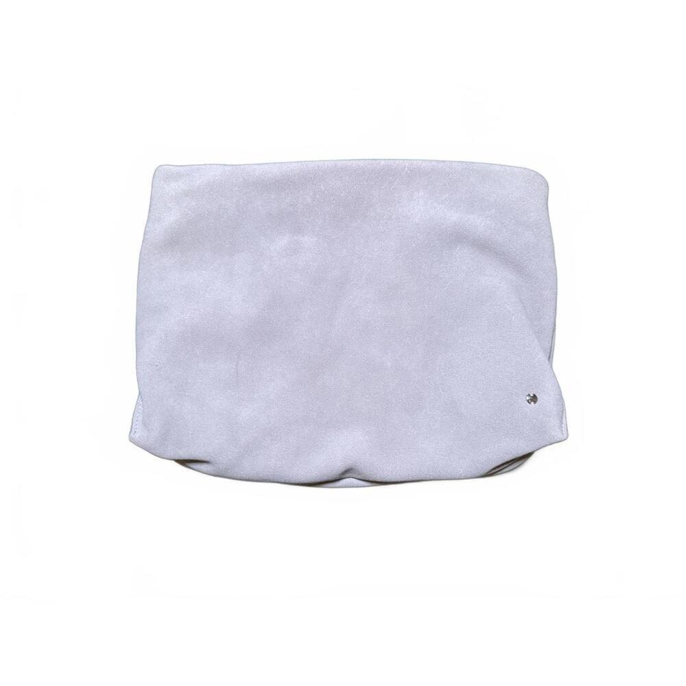 Halston Heritage Gray Suede Clutch
